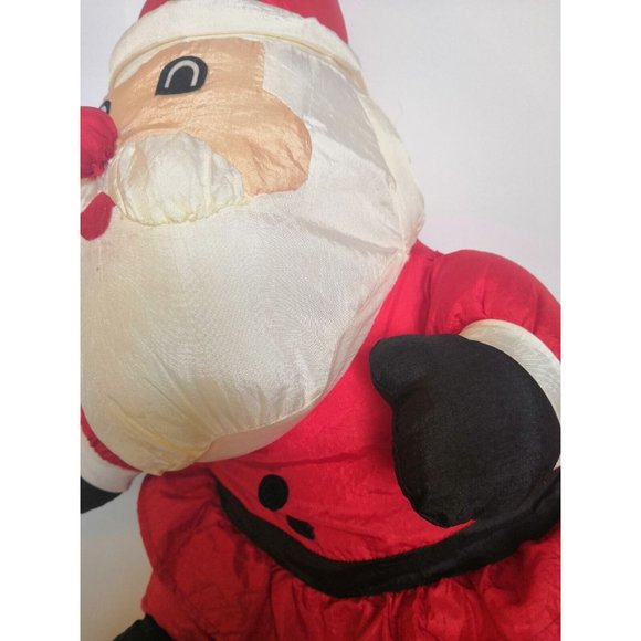 Stuffed Santa Claus International Silver Co Parachute Nylon Plush 18” - Picture 3 of 5